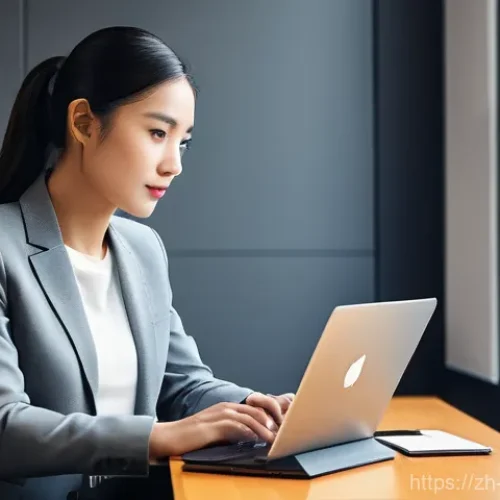 소셜미디어마케팅 면접 질문과 답변 - **Social Media Profile Polishing**
    A young professional, 20s-30s, dressed in stylish business ca...