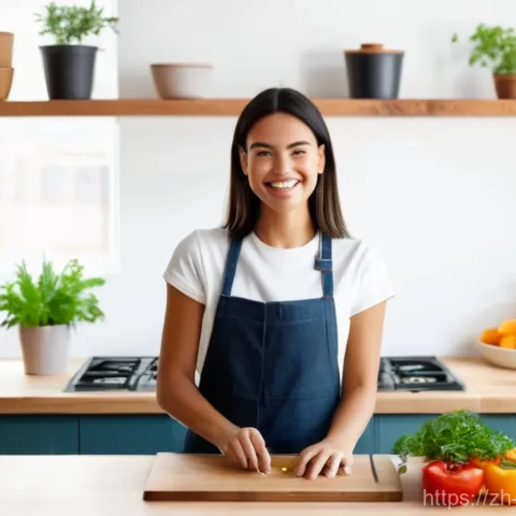 소셜미디어 캠페인 성공 전략 - **A vibrant female content creator in her late 20s, with a warm smile, is actively filming a short v...